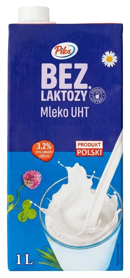 Pilos Mleko UHT 3,2% bez laktozy
