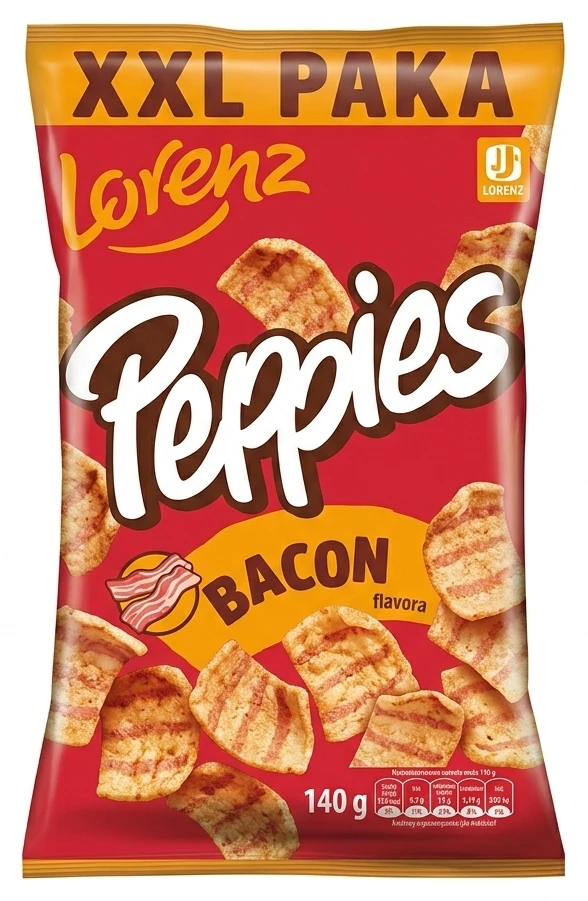LORENZ Prażynki Peppies, XXL
