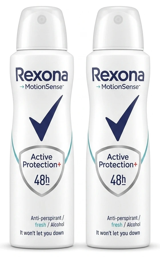 Rexona Antyperspirant w sprayu dla kobiet lub dla mężczyzn, 2-pak