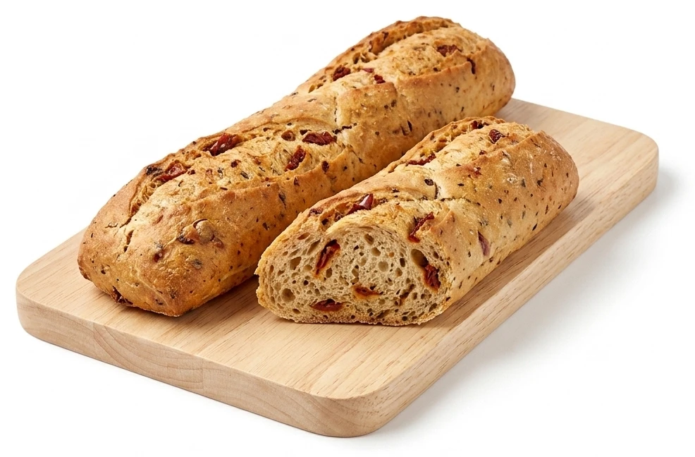 Bagietka z suszonymi pomidorami