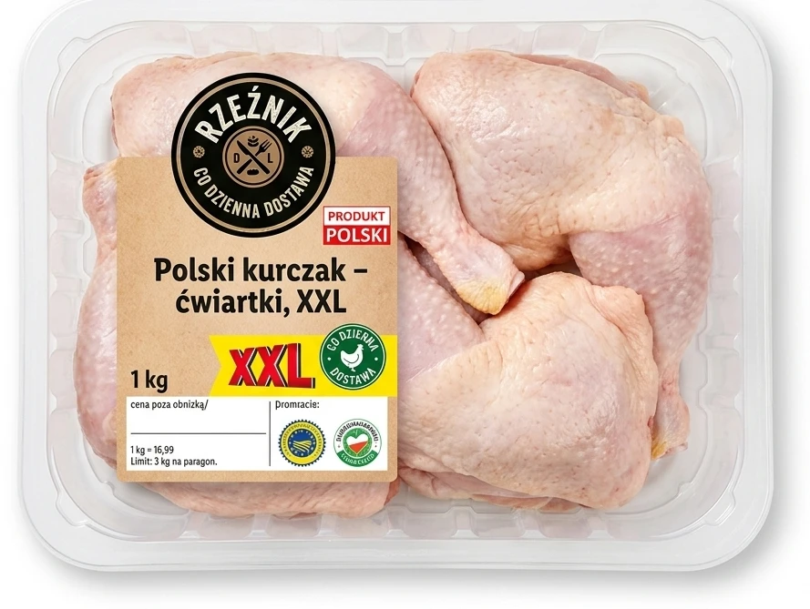 Rzeźnik Polski kurczak – ćwiartki, XXL
