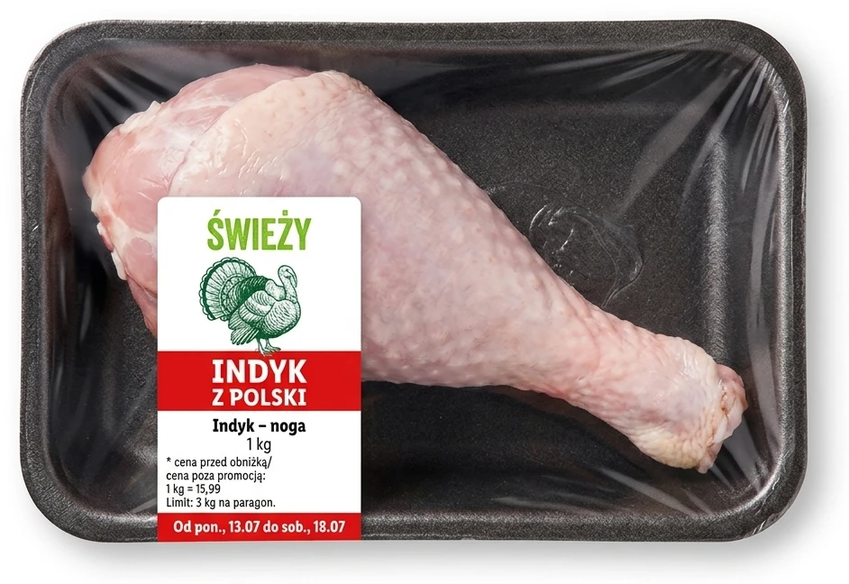 Świeży Indyk z Polski Indyk – noga