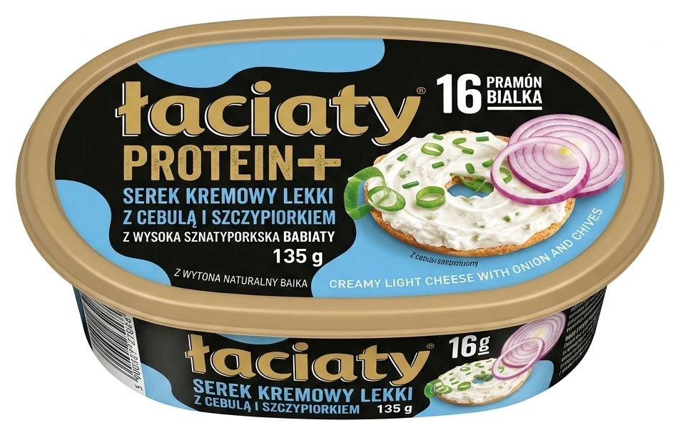 Łaciaty Protein+ Serek kremowy lekki