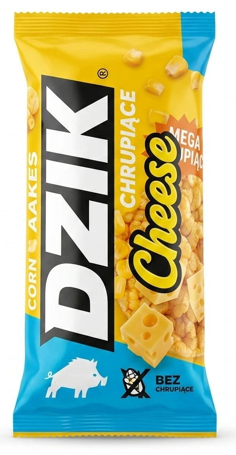 WK DZIK Wafle kukurydziane o smaku serowym