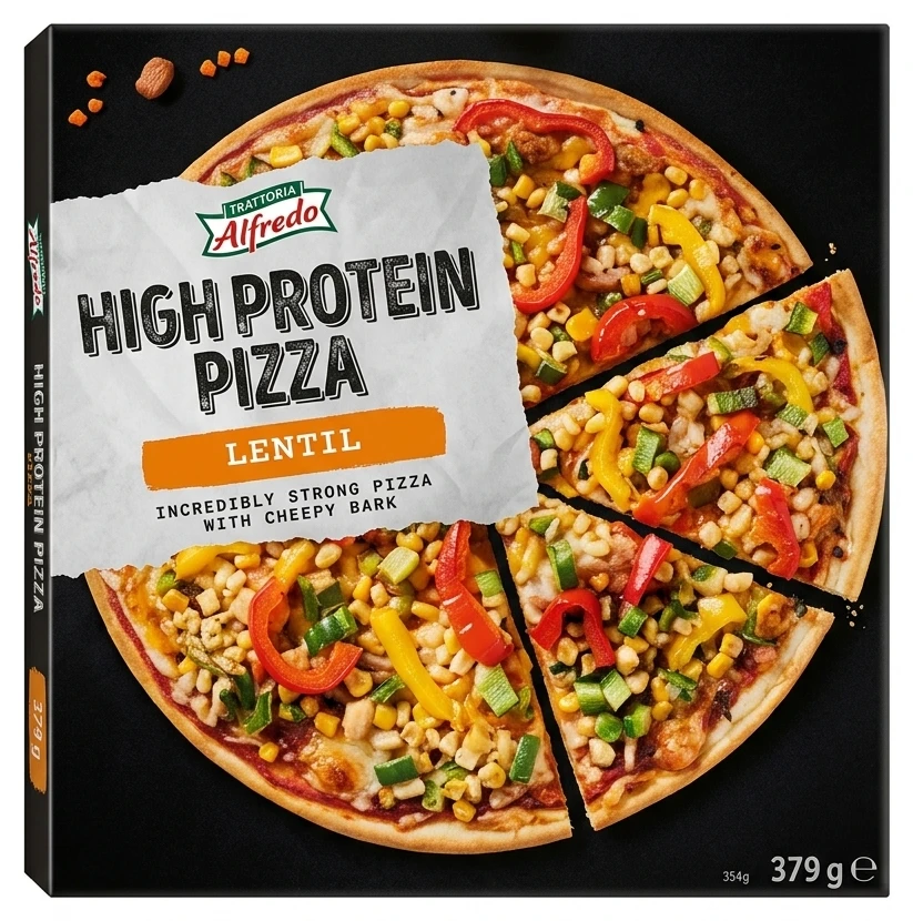 TRATTORIA ALFREDO Pizza wysokobiałkowa