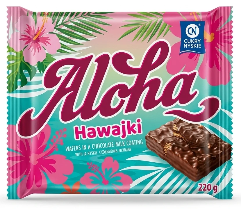 Cukry Nyskie Wafle Aloha Hawajki