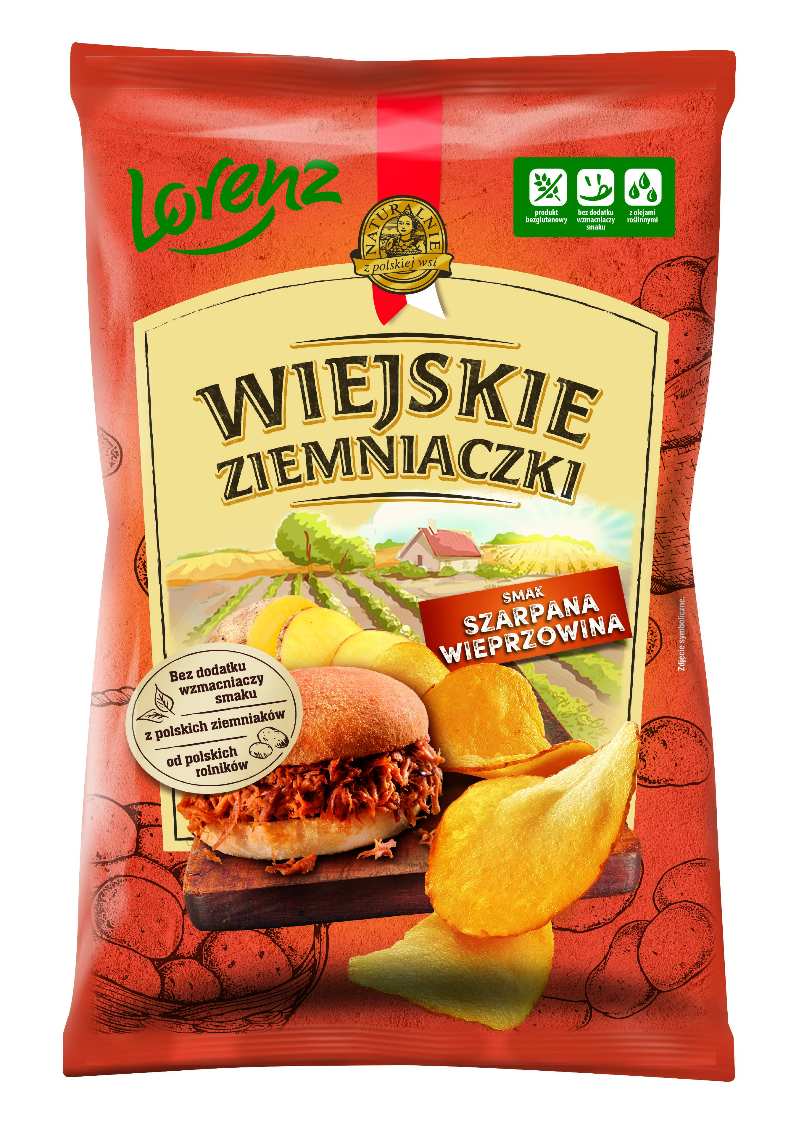 Wiejskie Ziemniaczki Szarpana Wieprzowina 130G