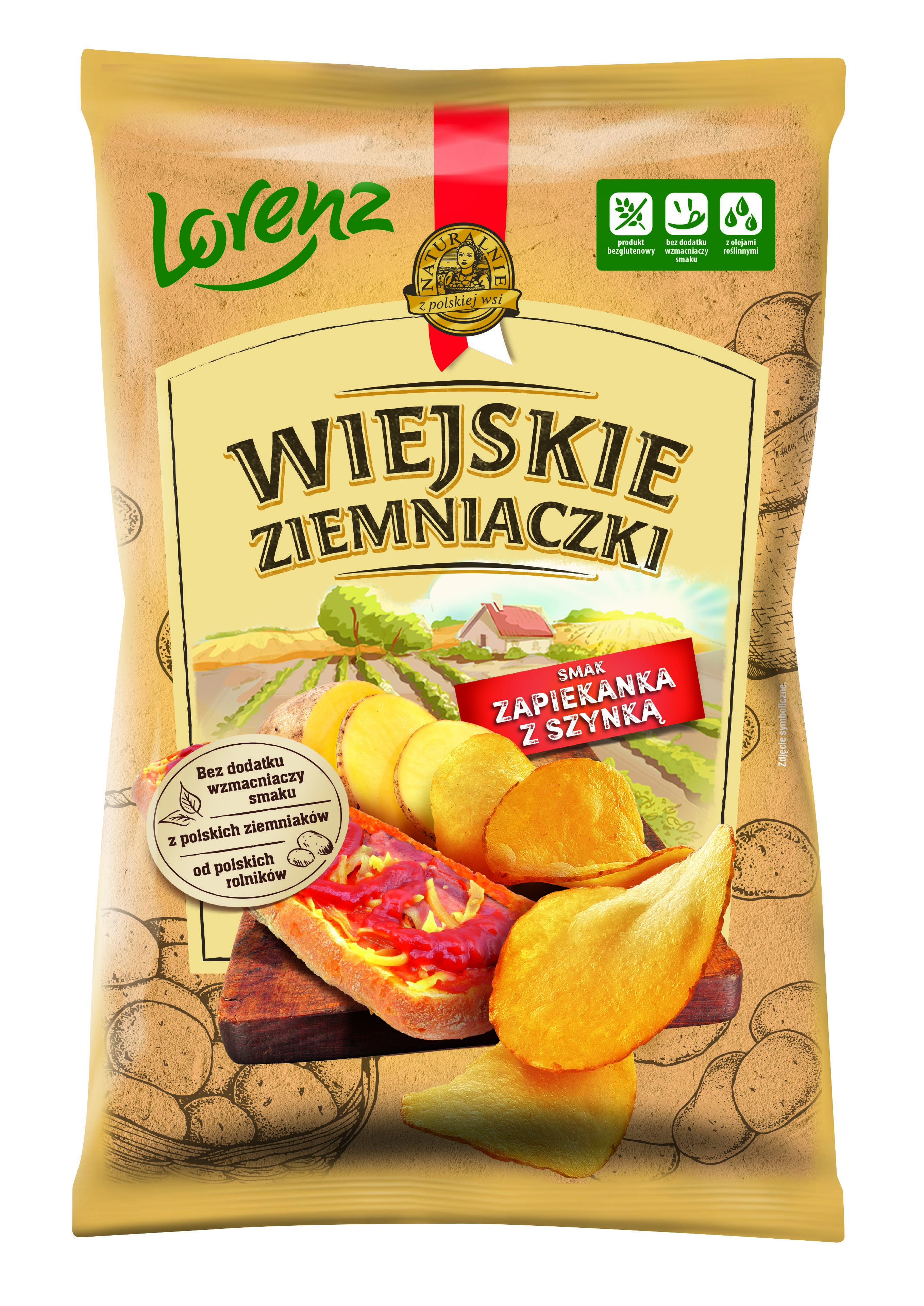 Wiejskie Ziemniaczki Zapiekanka Z Szynką 130G