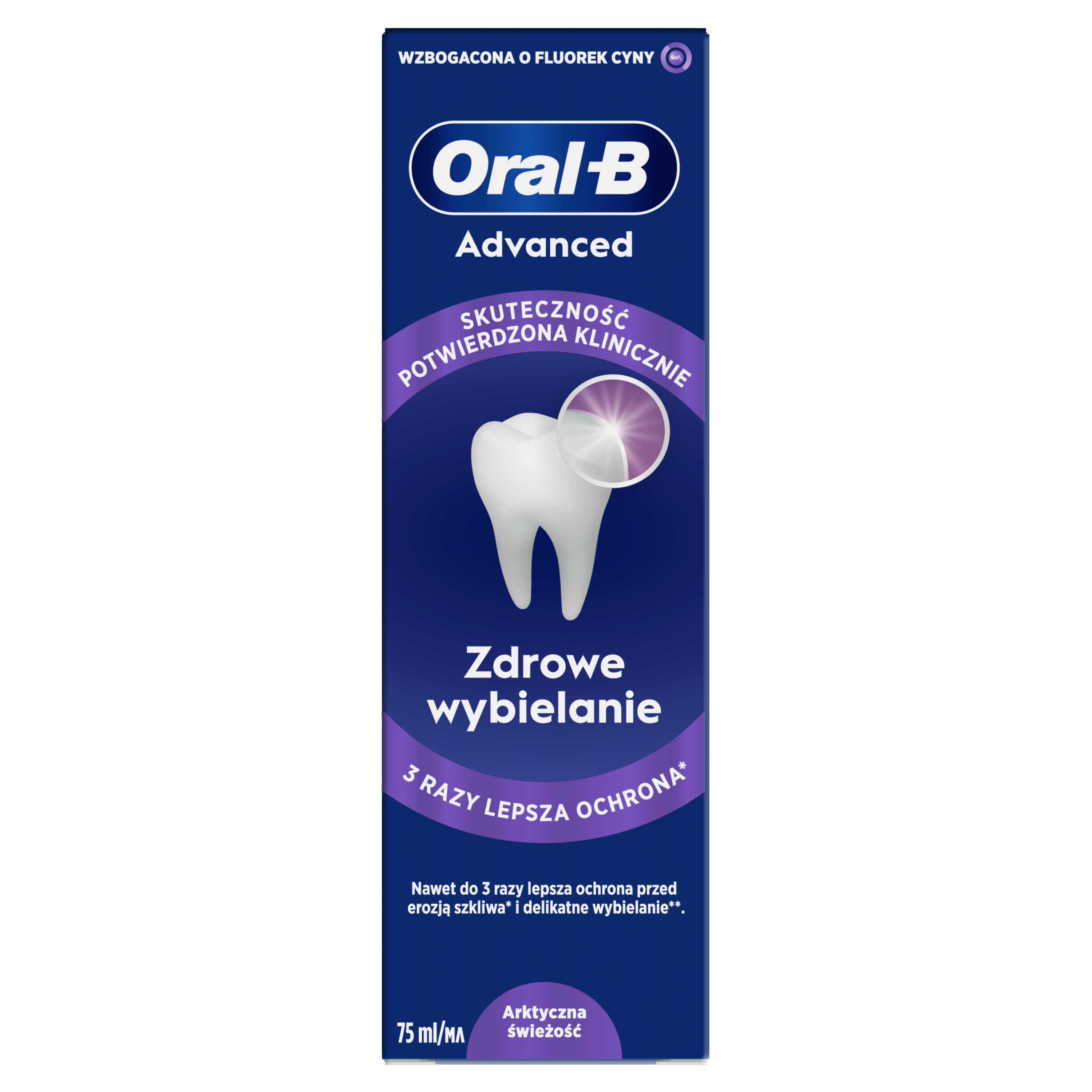 Oral-B Advanced Healthy Whitening Arktyczna Świeżość Pasta Do Zębów 75 Ml