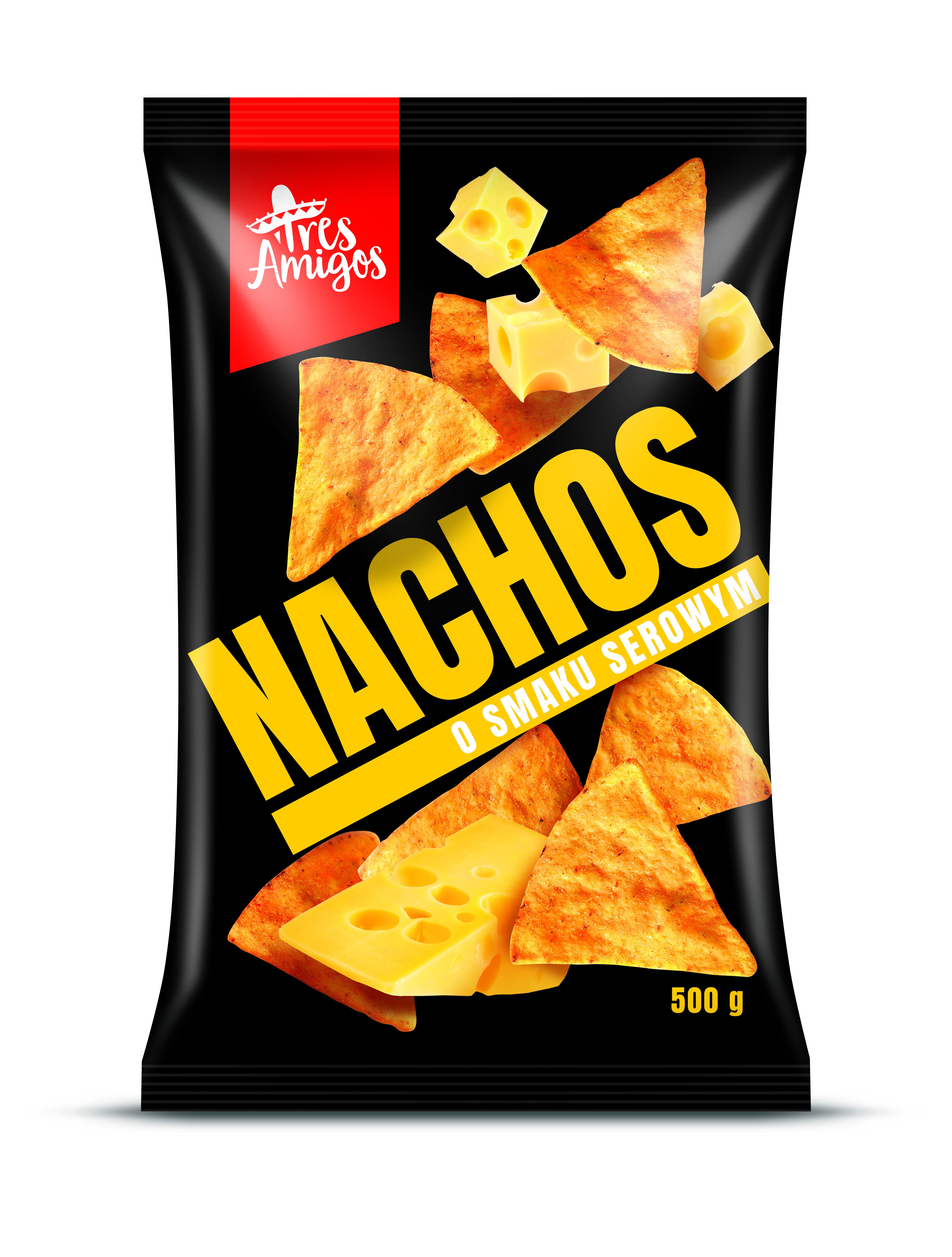 Tres Amigos Nachos O Smaku Serowym 500 G