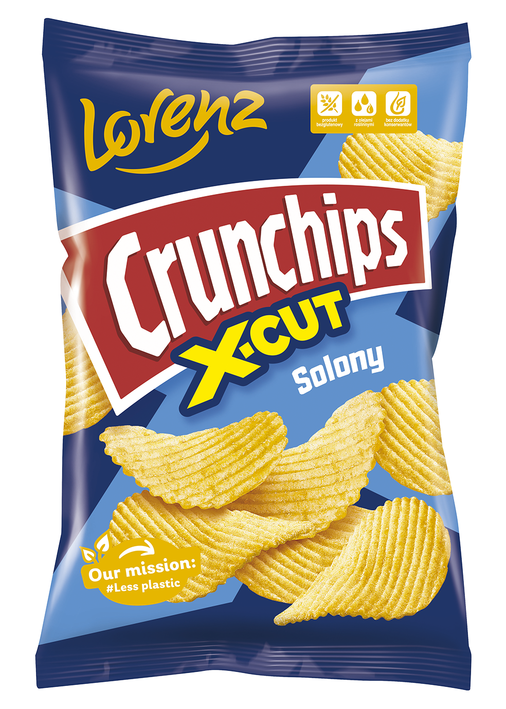 Crunchips X-Cut Sól 140G