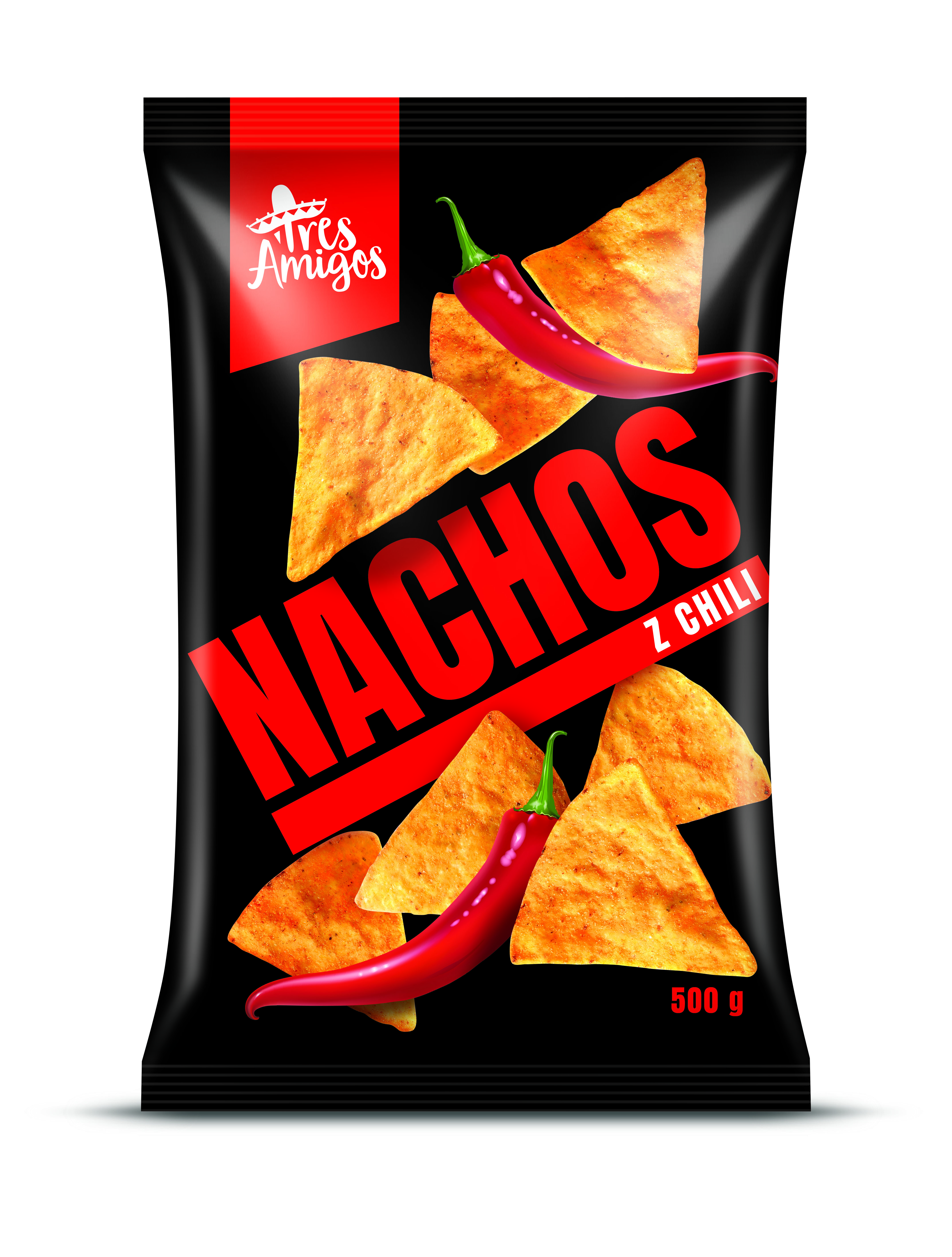 Tres Amigos Nachos Z Chili 500 G