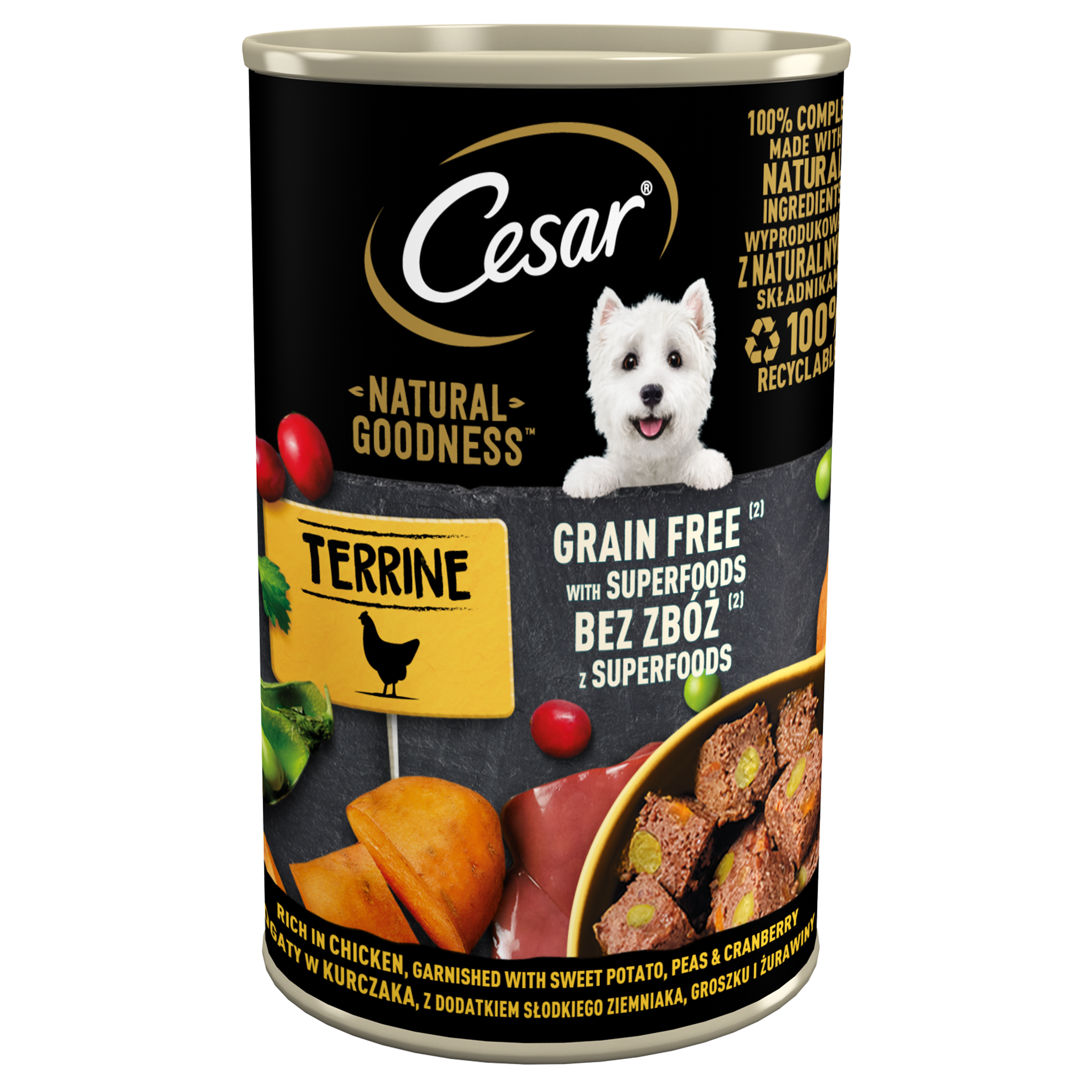 Cesar Puszka Kurczak 400G