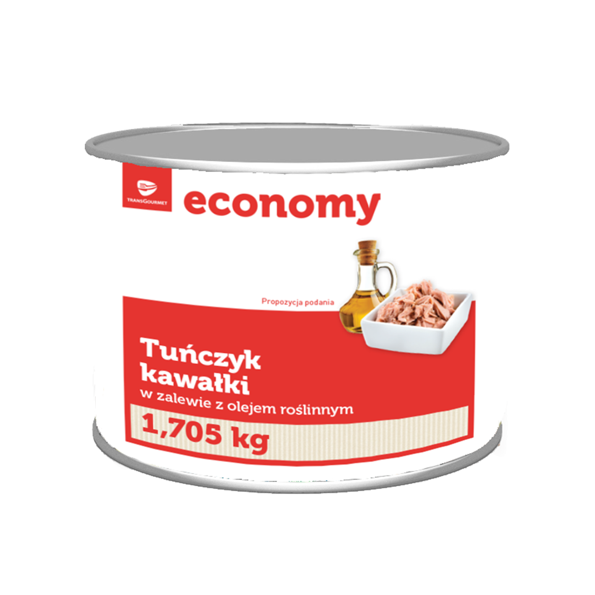 Tge Tuńczyk Kawałki W Zalewie Z Olejem Roślinnym 1705 G