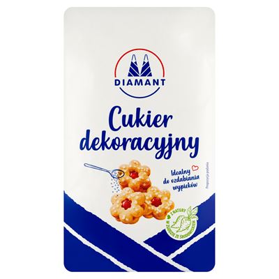 DIAMANT Cukier dekoracyjny Gruba Rafinada 1 kg