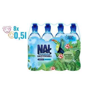 NAŁĘCZOWIANKA Woda mineralna Kids niegazowana 8x500 ml [kaucja]