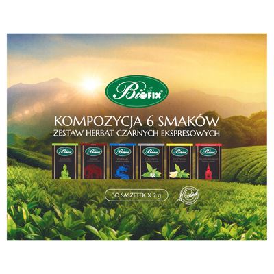 BIFIX Herbata czarna kompozycja 30 kopert 60 g