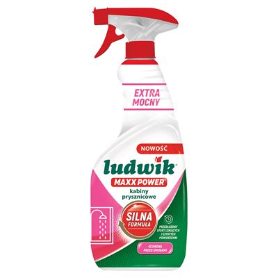 ludwik Maxx Power Srodek do czyszczenia kabin prysznicowych 600 ml