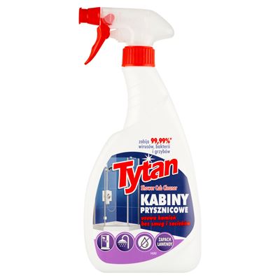 TYTAN Aktywna Piana spray do mycia prysznica Lawenda 500g