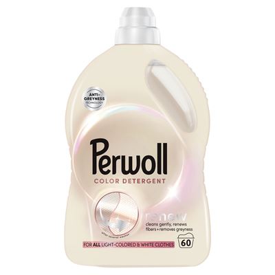 Perwoll Renew Color Detergent Light Color & White Płynny środek do prania 3 l