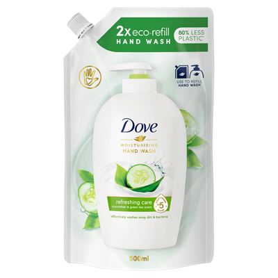Dove Cucumber & Green Tea Scent Pielęgnujące mydło w płynie zapas 500 ml