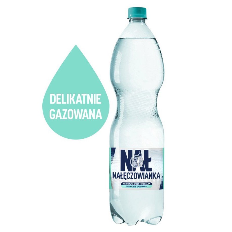 Woda mineralna delikatnie gazowana Nałęczowianka 1,5 l