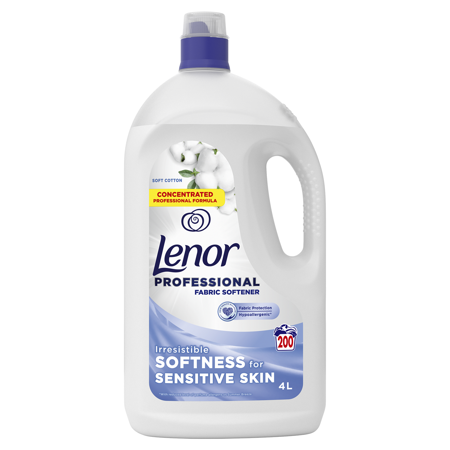 Lenor Professional Profesjonalny Płyn Do Zmiękczania Tkanin Soft Cotton, 4 L X 200 Prań