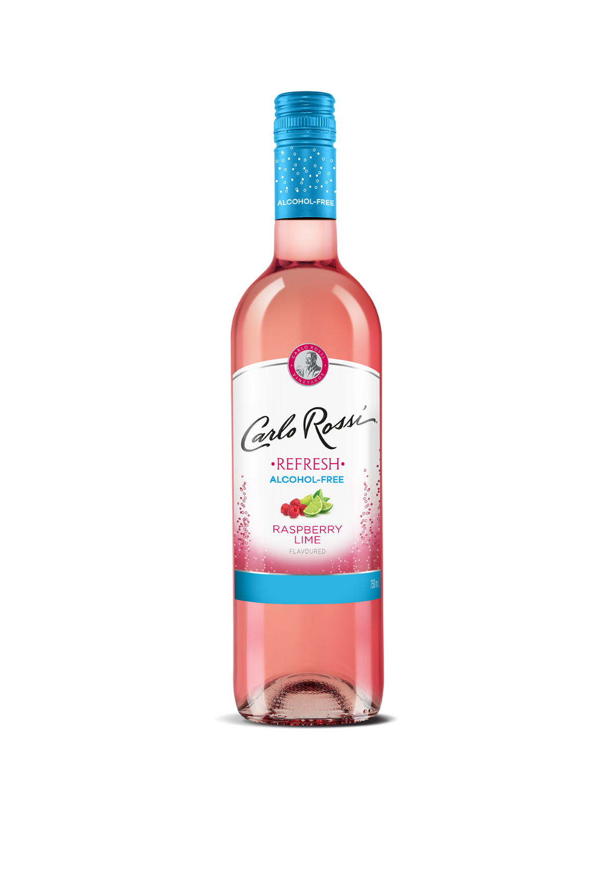Carlo Rossi Refresh Raspberry & Lime Alcohol Free 750 Ml