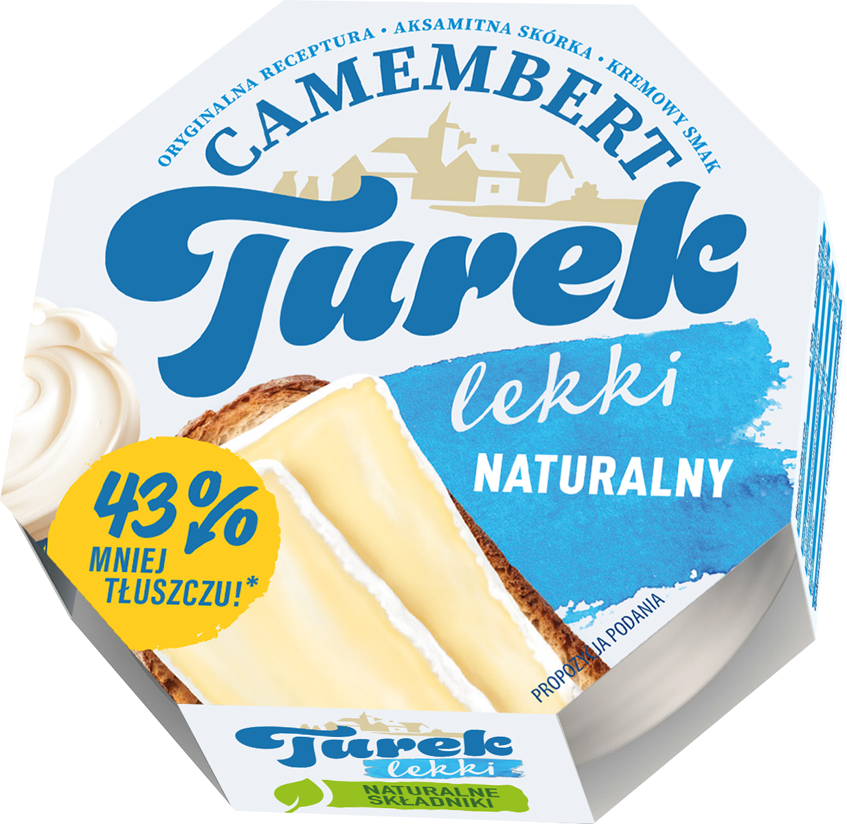 Turek Camembert Lekki Naturalny 120 G