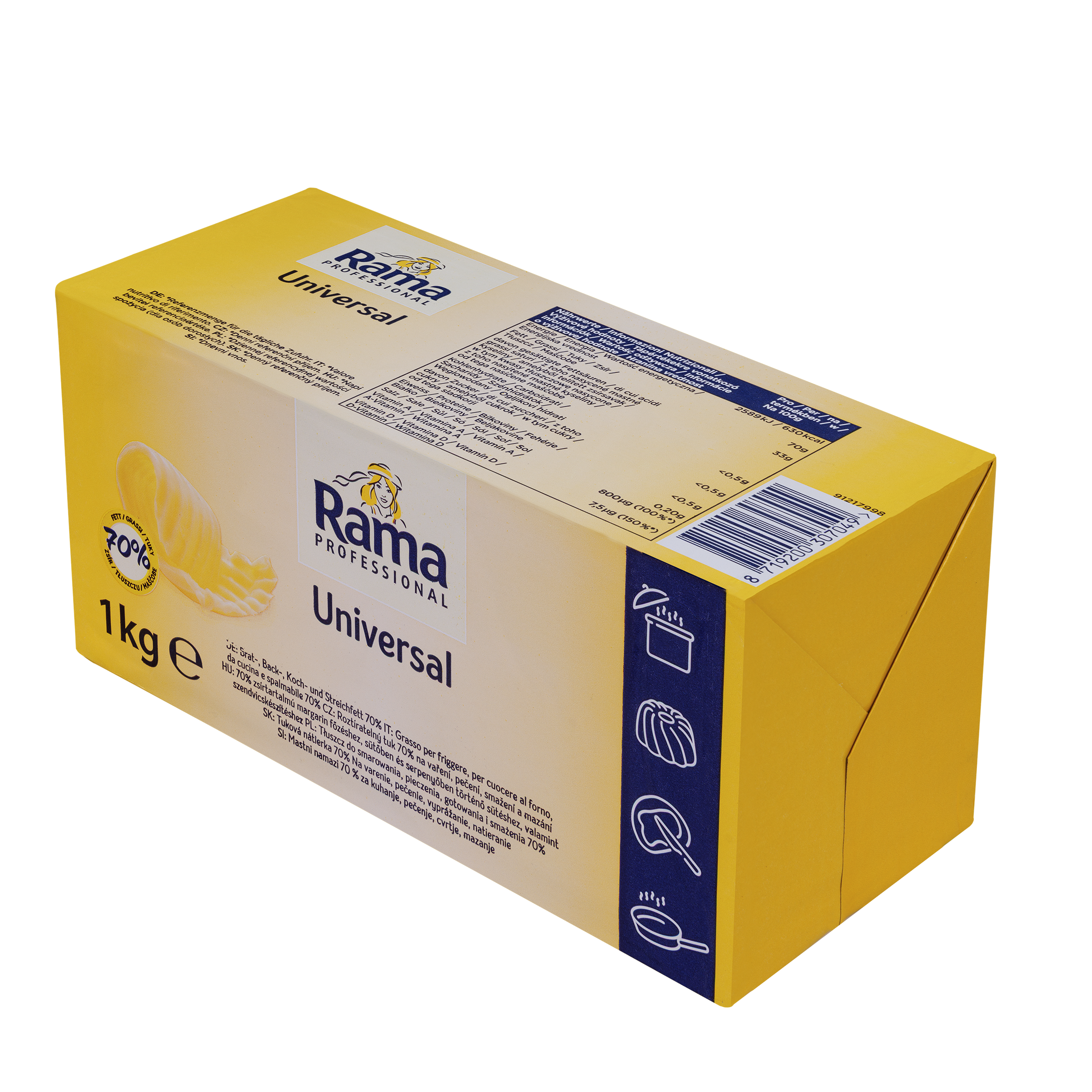 Rama Profi Uniwersalny Tłuszcz 70% 1Kg New