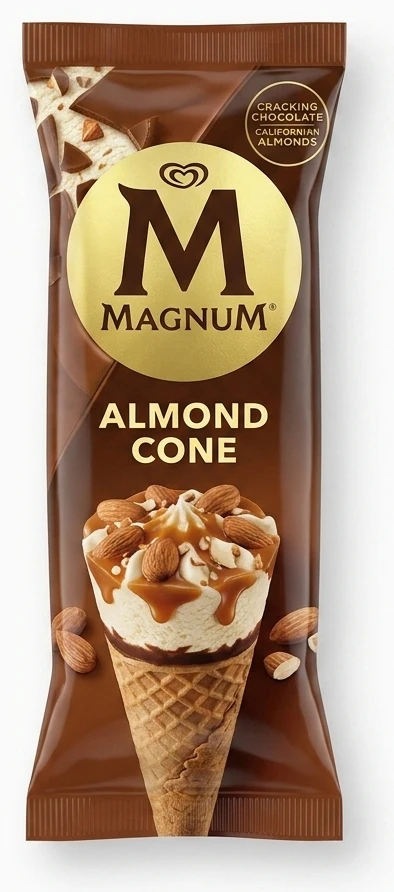 Lody Magnum Almond Rożek