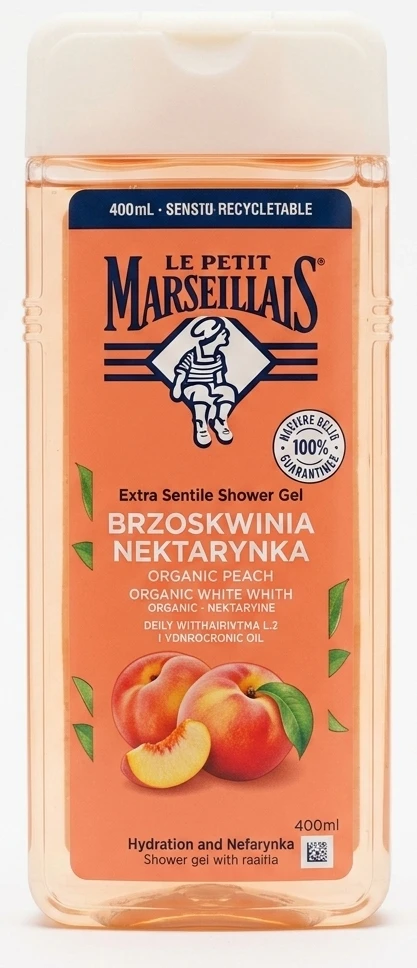 Żel pod prysznic Le Petit Marseillais brzoskwinia-nektarynka