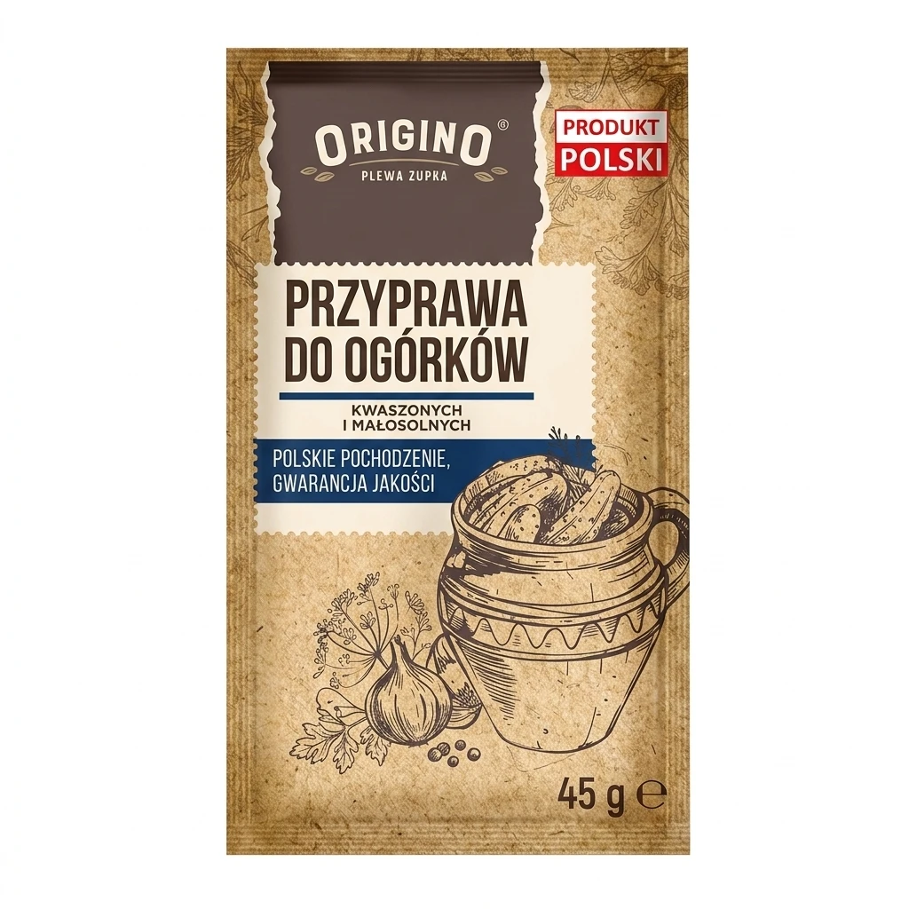 Przyprawa do ogórków kwasz i małosoln Origino 45g