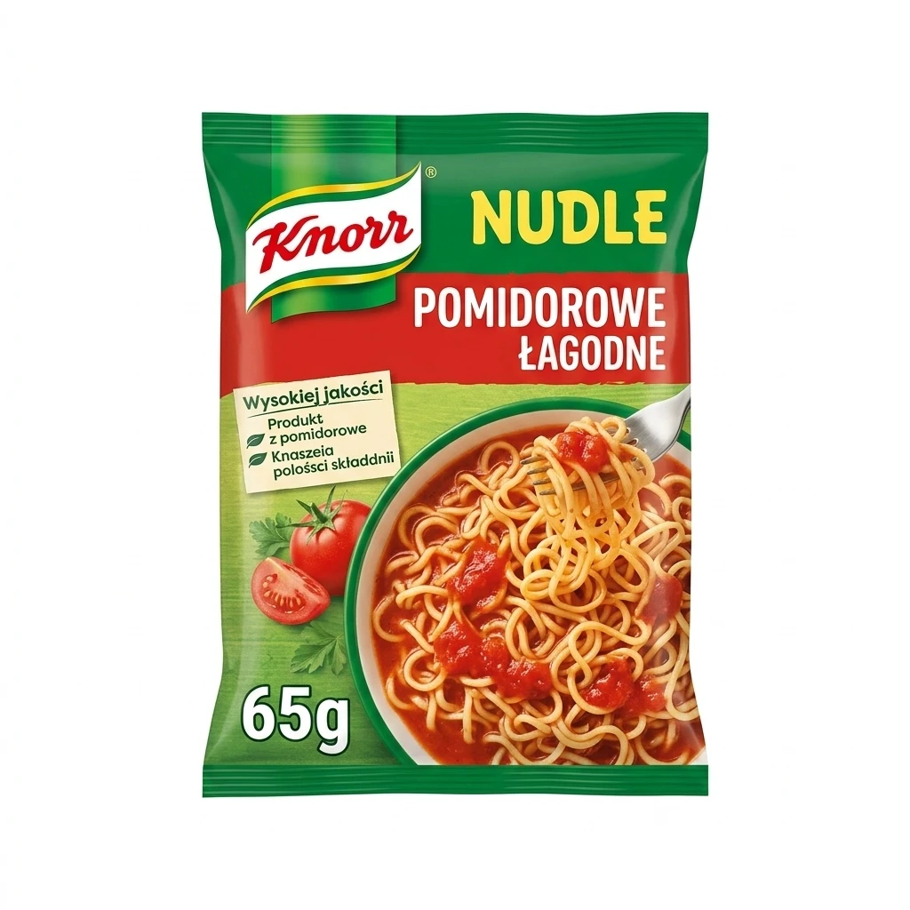 Zupa nudle pomidorowe łagodne Knorr 65g