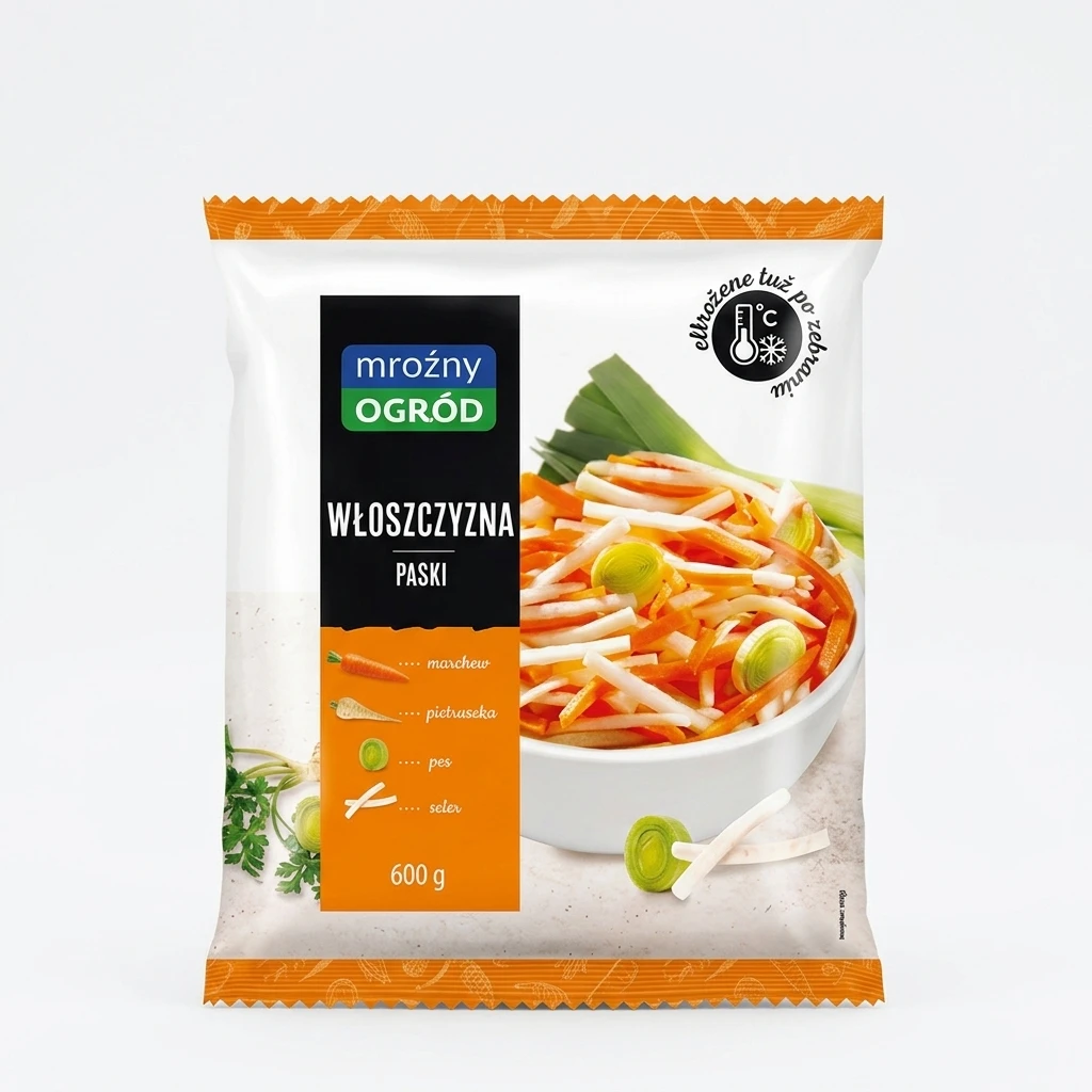 Włoszczyzna paski Mroźny Ogród 600g