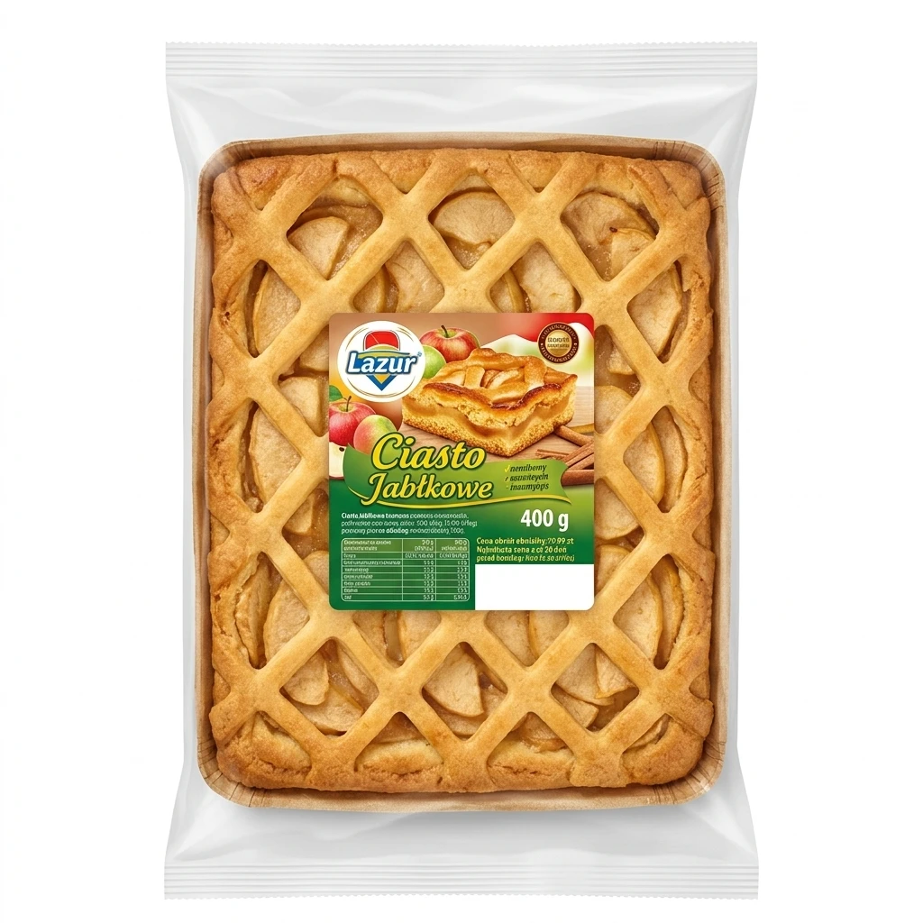 Ciasto jabłkowe Lazur 400g