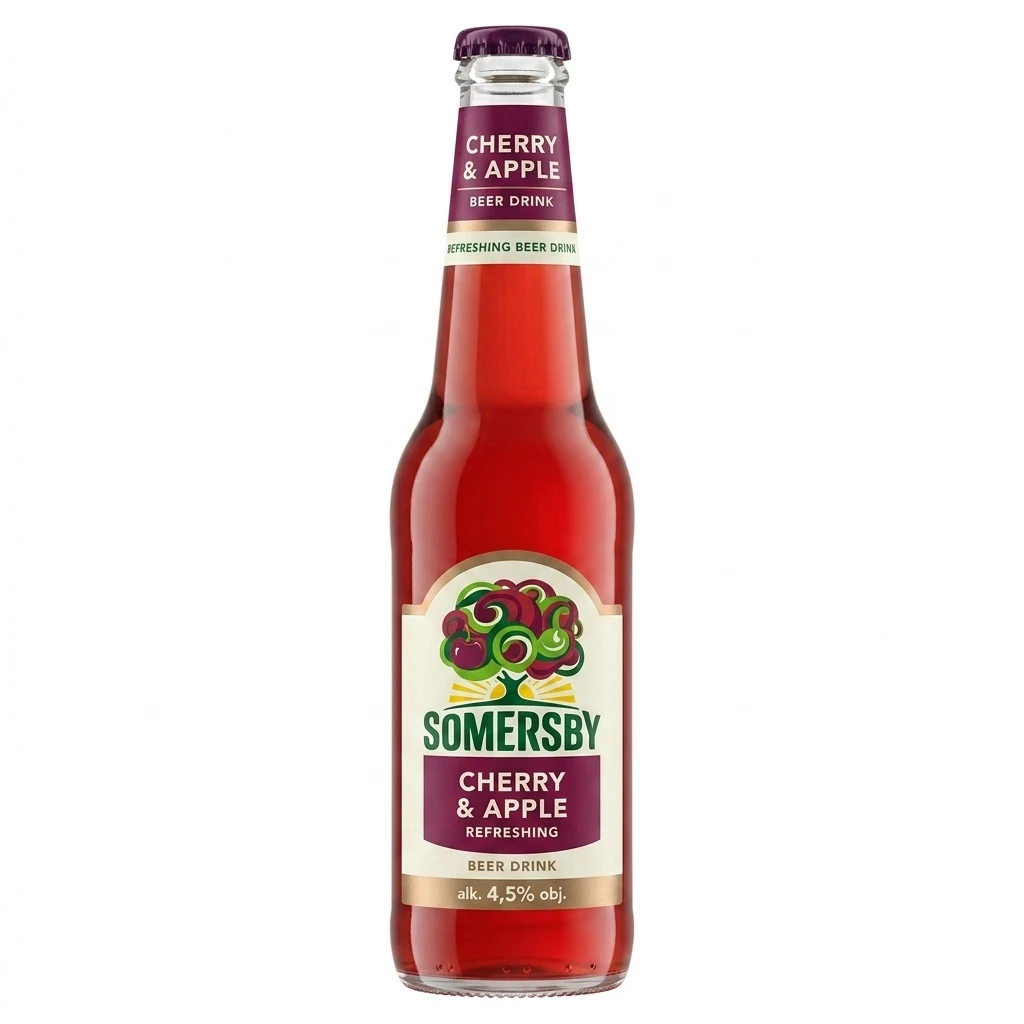 Napój piwny Somersby cherry 400ml 4,5% but. bzzw.