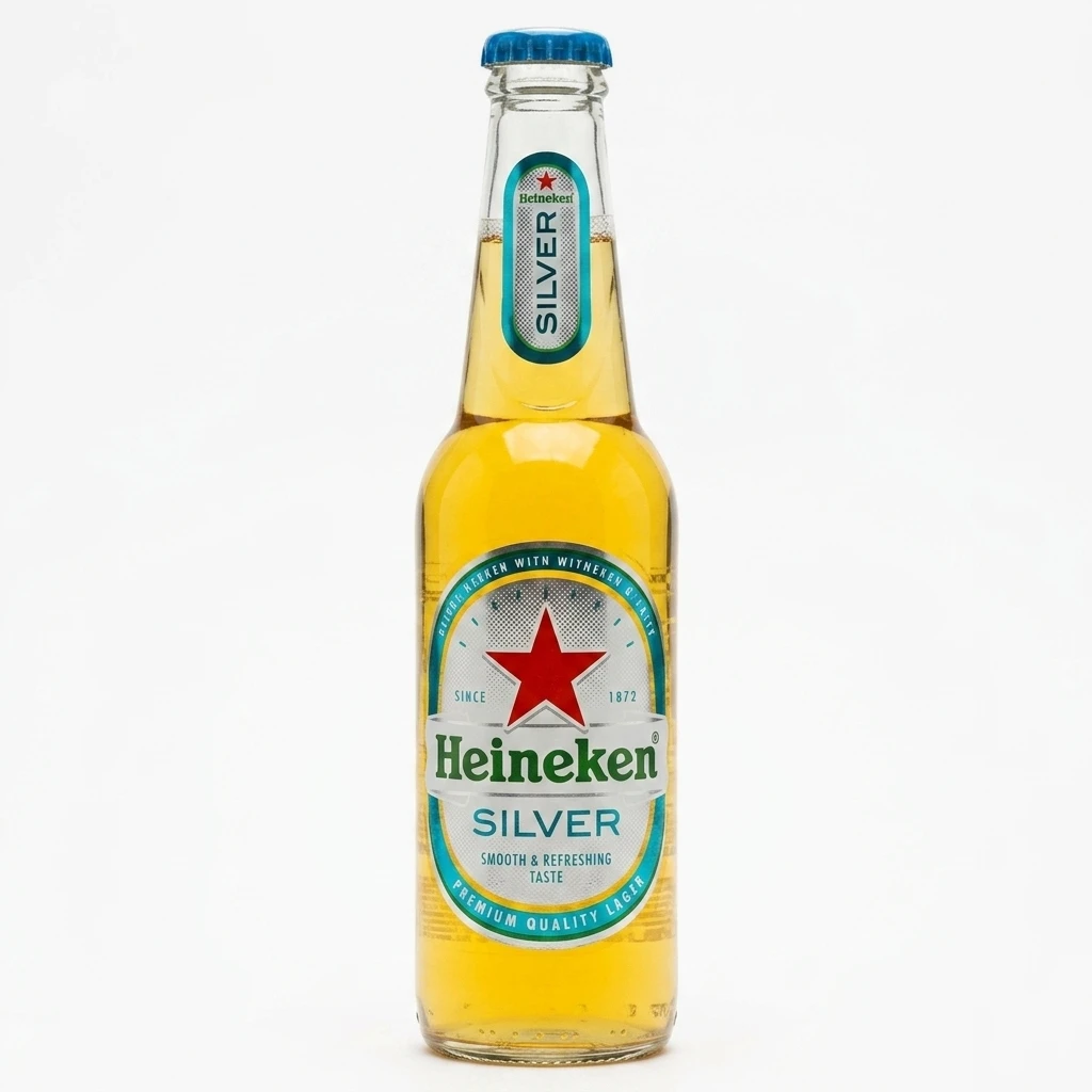 Piwo Heineken silver 330ml 4% but. bzzw.