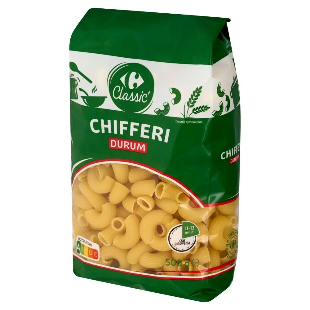 Carrefour Classic Makaron chifferi durum 500 g