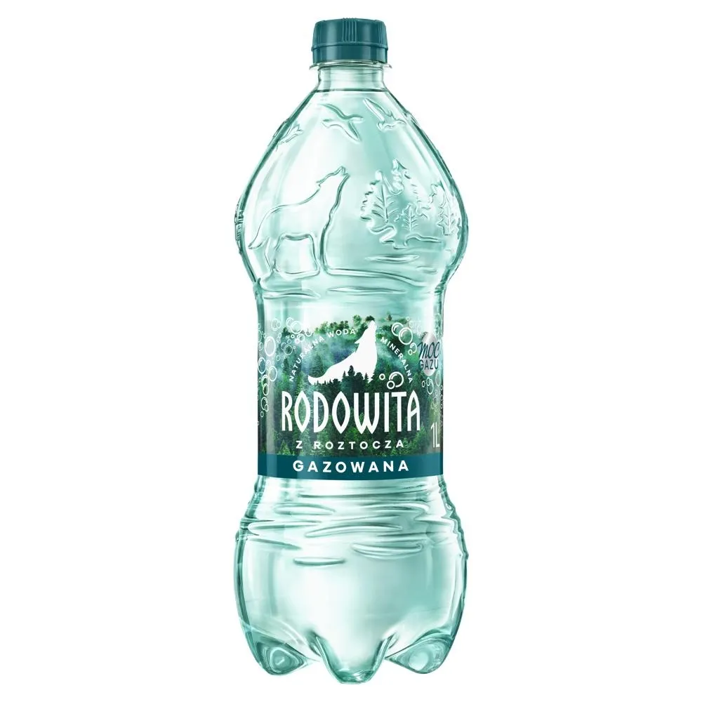 Rodowita z Roztocza Naturalna woda mineralna gazowana 1 l