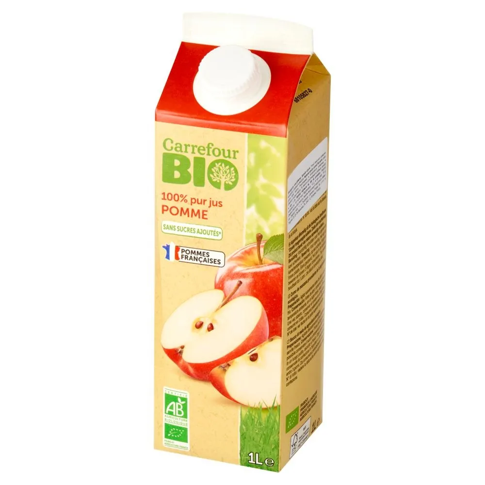 Carrefour Bio Ekologiczny sok jabłkowy 1 l