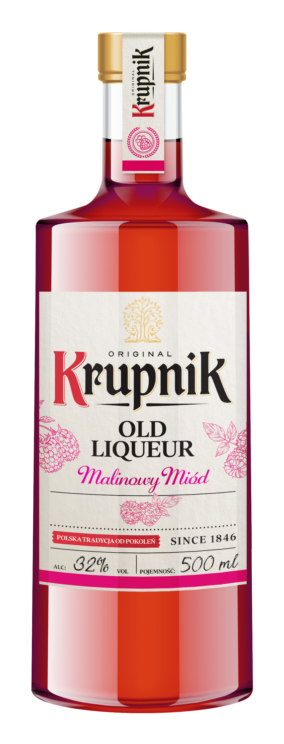 Old Liqueur Malinowy Miód