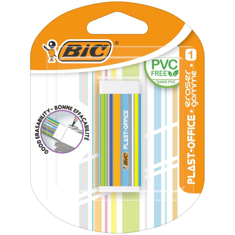 Gumka do ścierania Plast-Office  BIC 1 sztuka