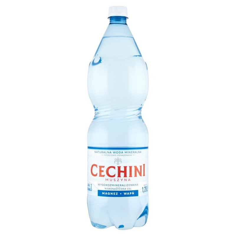 Woda niegazowana mineralna niskonasycona Cechini Muszyna 1,75 l