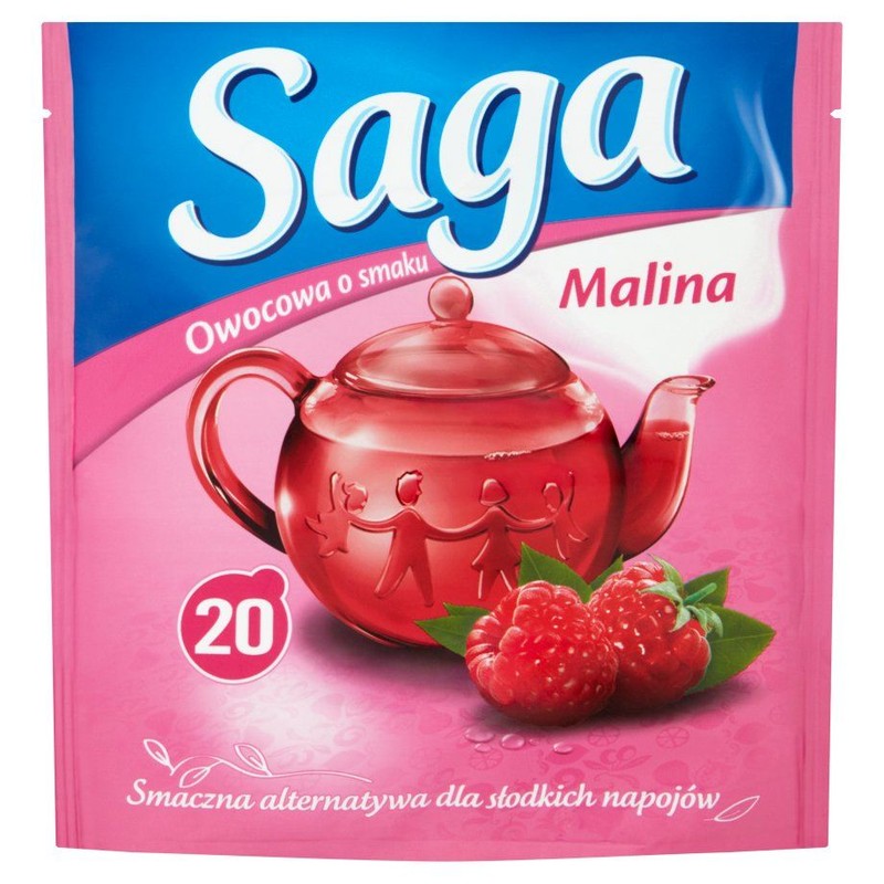 Herbata owocowa Malina Saga 20 torebek
