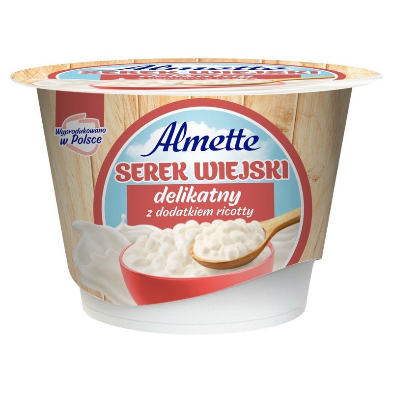 Serek wiejski z delikatnym serem ricotta Almette 150 g