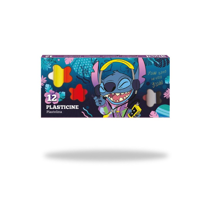 Plastelina 12 kolorów Blue Stitch 12 sztuk