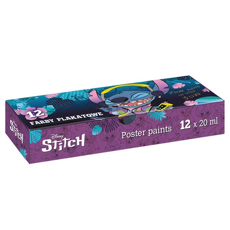 Farby plakatowe 12 kolorów 20 ml Blue Coolpack 12 sztuk