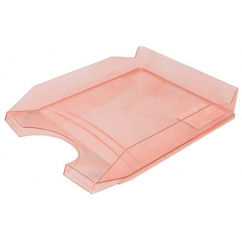 Szufladka na biurko A4 transparentna czerwona Office Products 1 sztuka