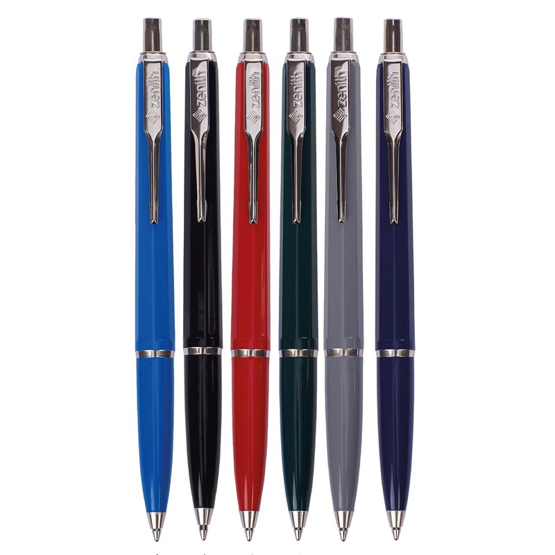 Długopis automatyczny 0,8 mm 7 Classic mix kolorów + wkład 1+1 szt. ZENITH 1 sztuka